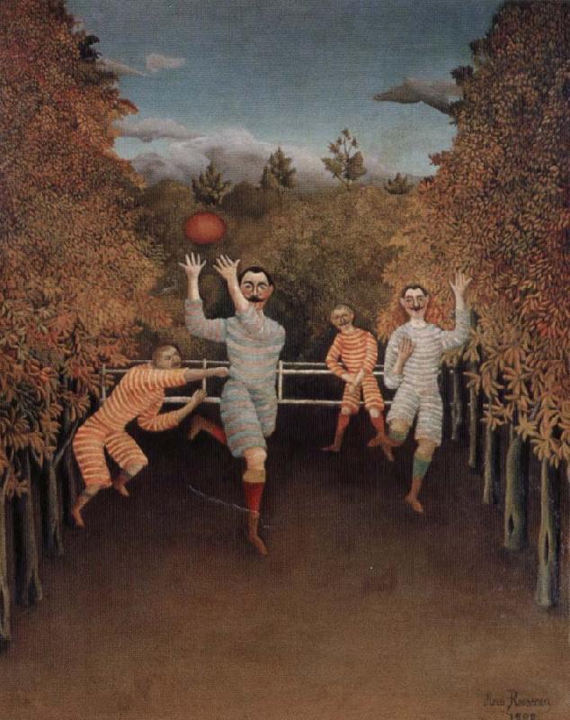 Henri Rousseau fotbollsspelarna